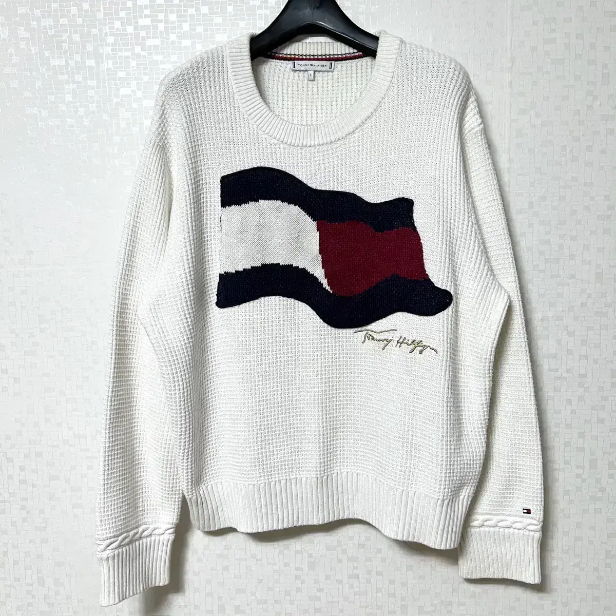 [S,90]Tommy Hilfiger Big Logo Knit Tommy