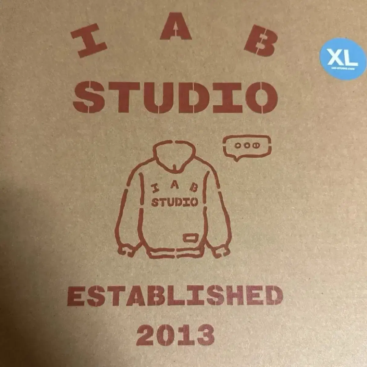 (XL) 아이앱 스튜디오 후드 라이트 그레이 IAB STUDIO