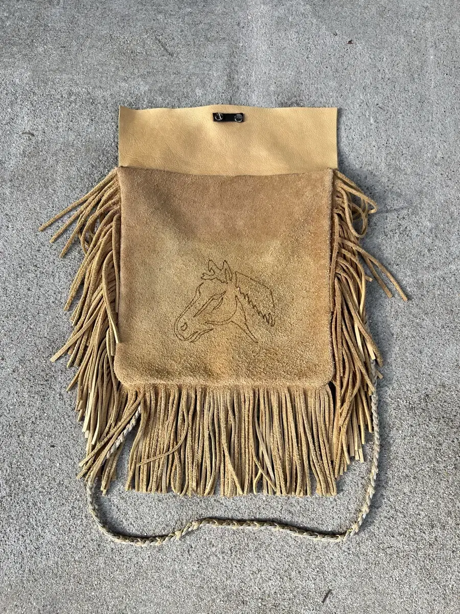 Old Vintage Native American Western Crossbody Bag