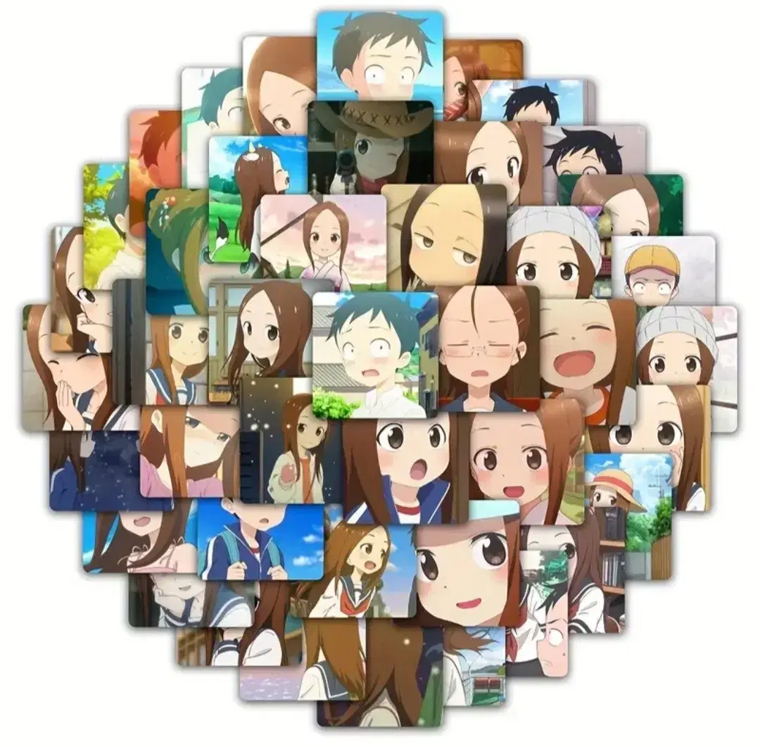 Mischievous Takagi-chan anime stickers