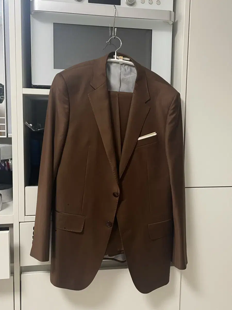 Setting Up a Brown Formal Suit