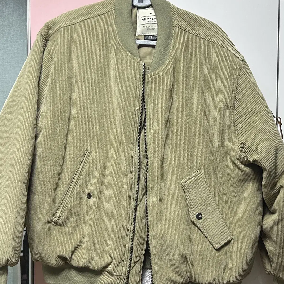 DoubleUbject Corduroy Aviation Jumper LightKhaki