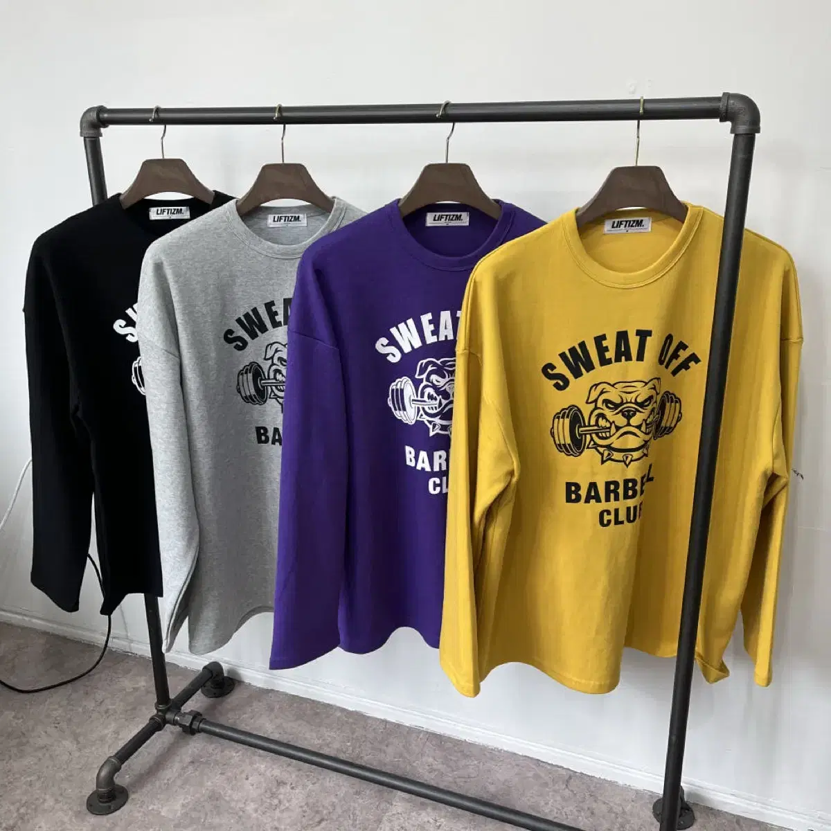 [Gym Wear](L)Liftingism Bulldog Overfit Long Sleeve sell cheap