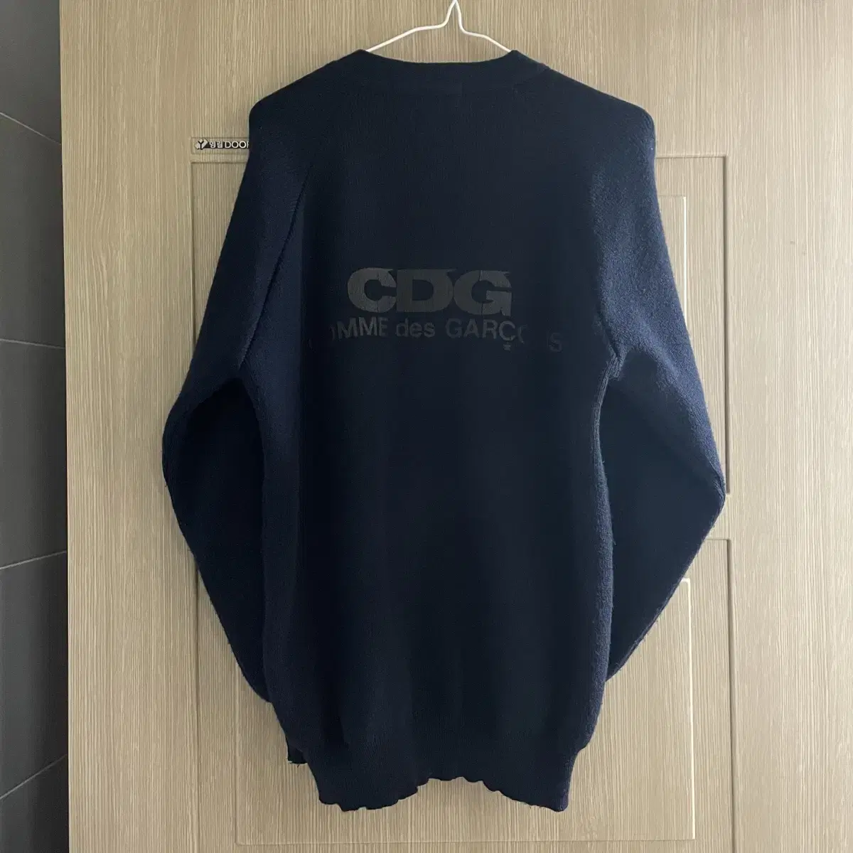 꼼데가르송 CDG 백로고 가디건 (네이비/L)