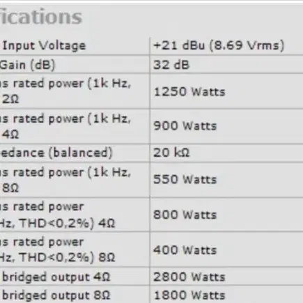 EV 파워앰프 Q99 (900W x 2)