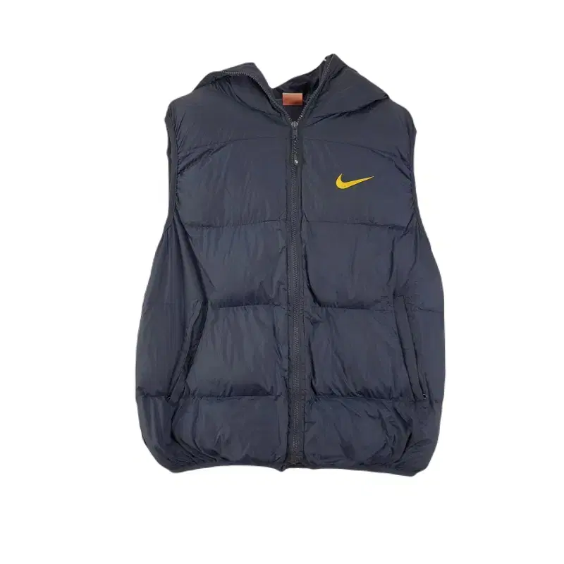 E9510 Nike Women's Navy Hooded Down Puffer Vest/Dirk