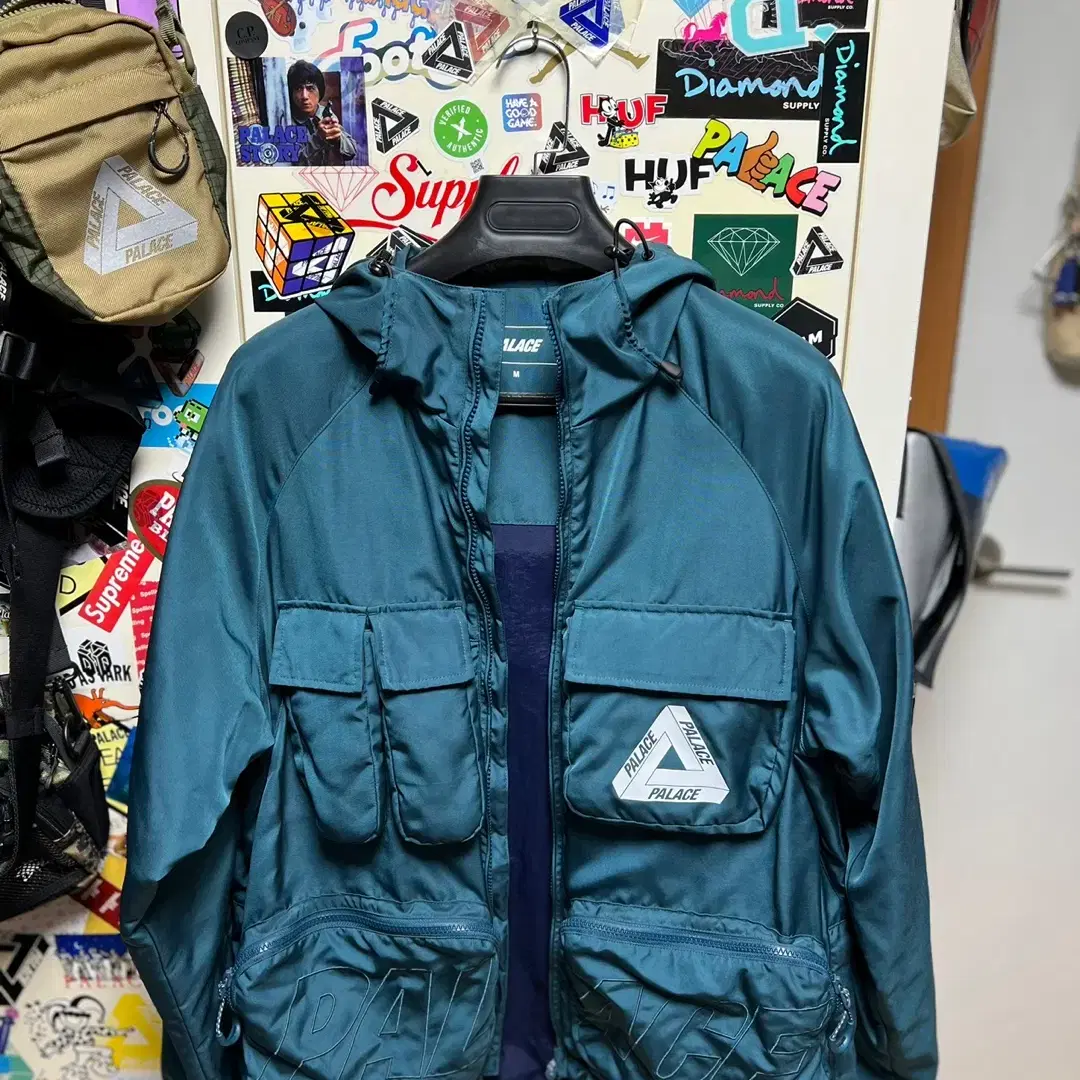 PALACE PAL IS ACE JACKET TEAL