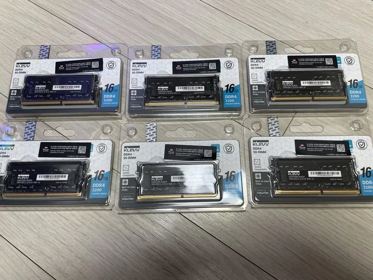 [미개봉]KLEVV 노트북 DDR4-3200 16GB 6개