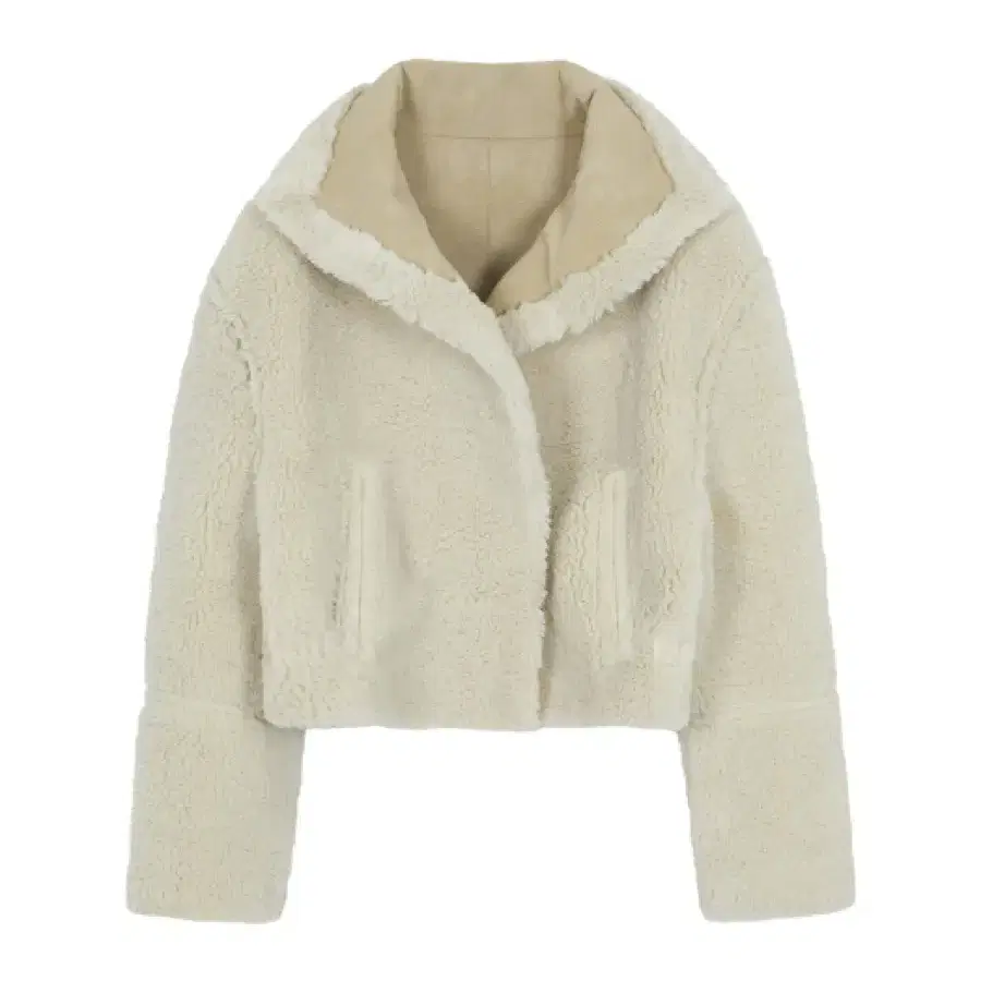 레이브 Reversible Shearling Mustang in Beig