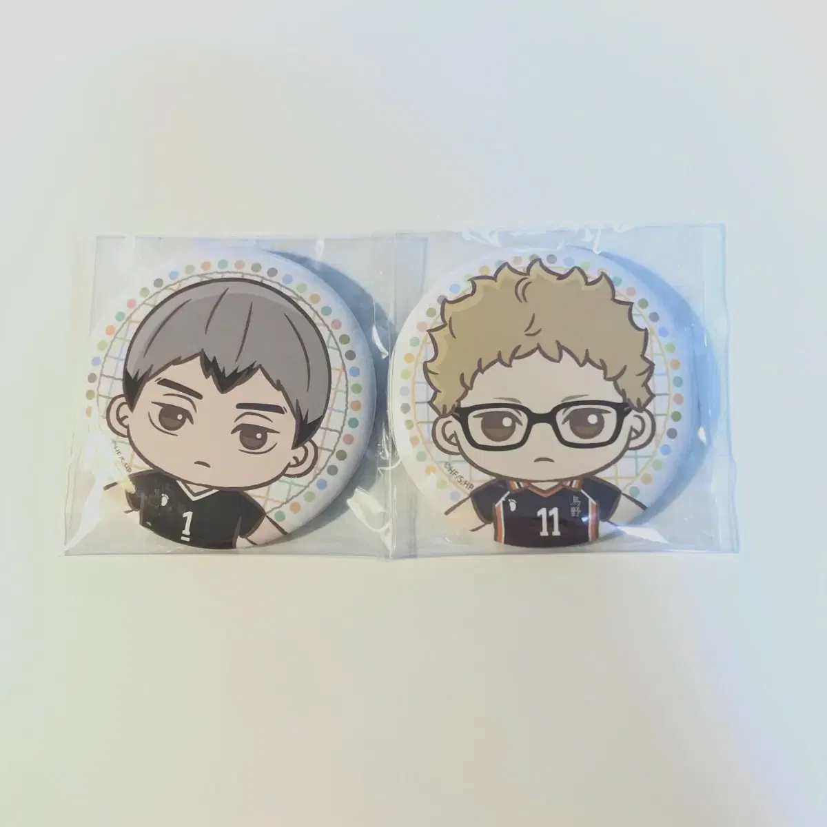 Haikyuu Segakuji E-phase Canbadge Tsukishima, Kita