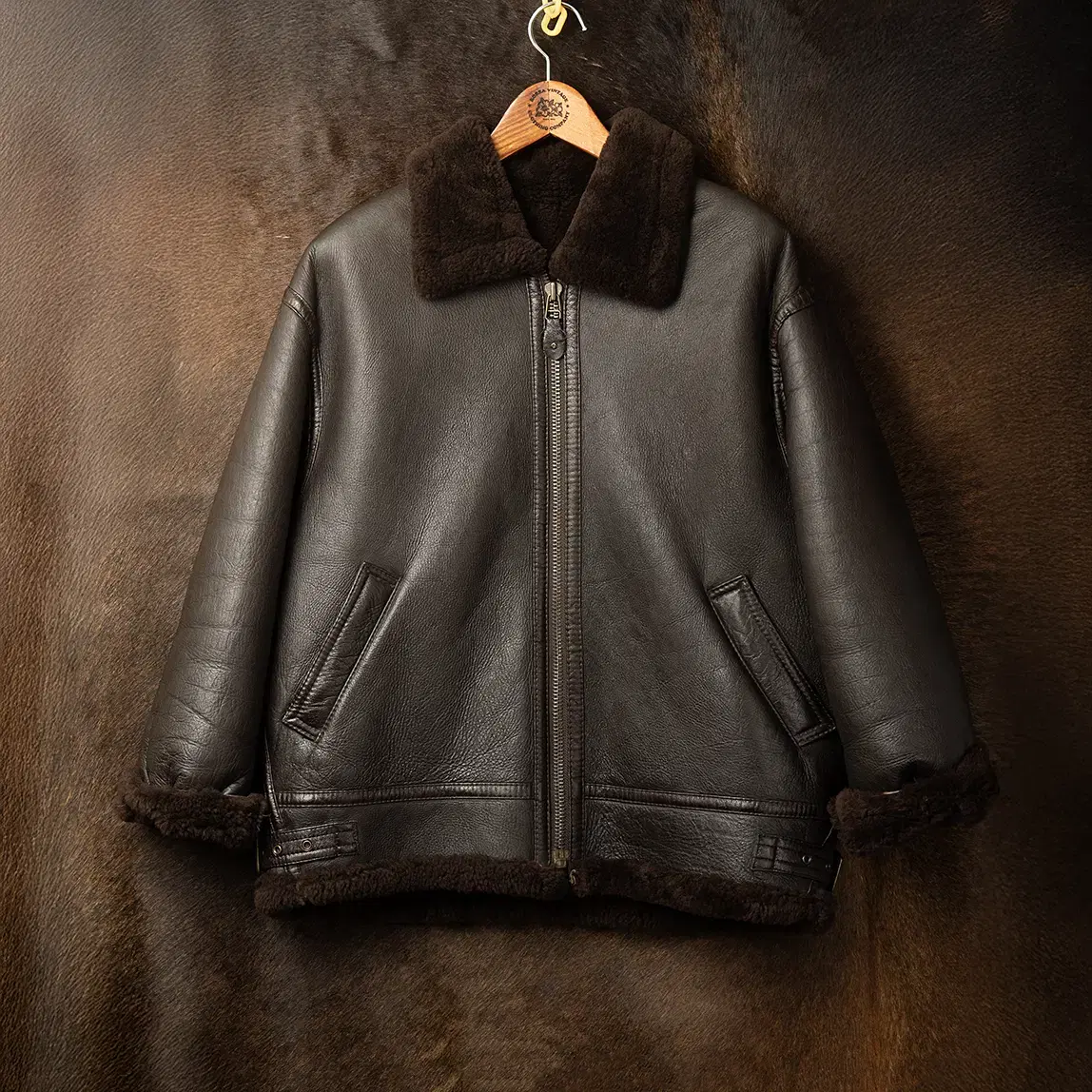 [L] TYPE B-3 Sheepskin Fleece Mustang MO-2022