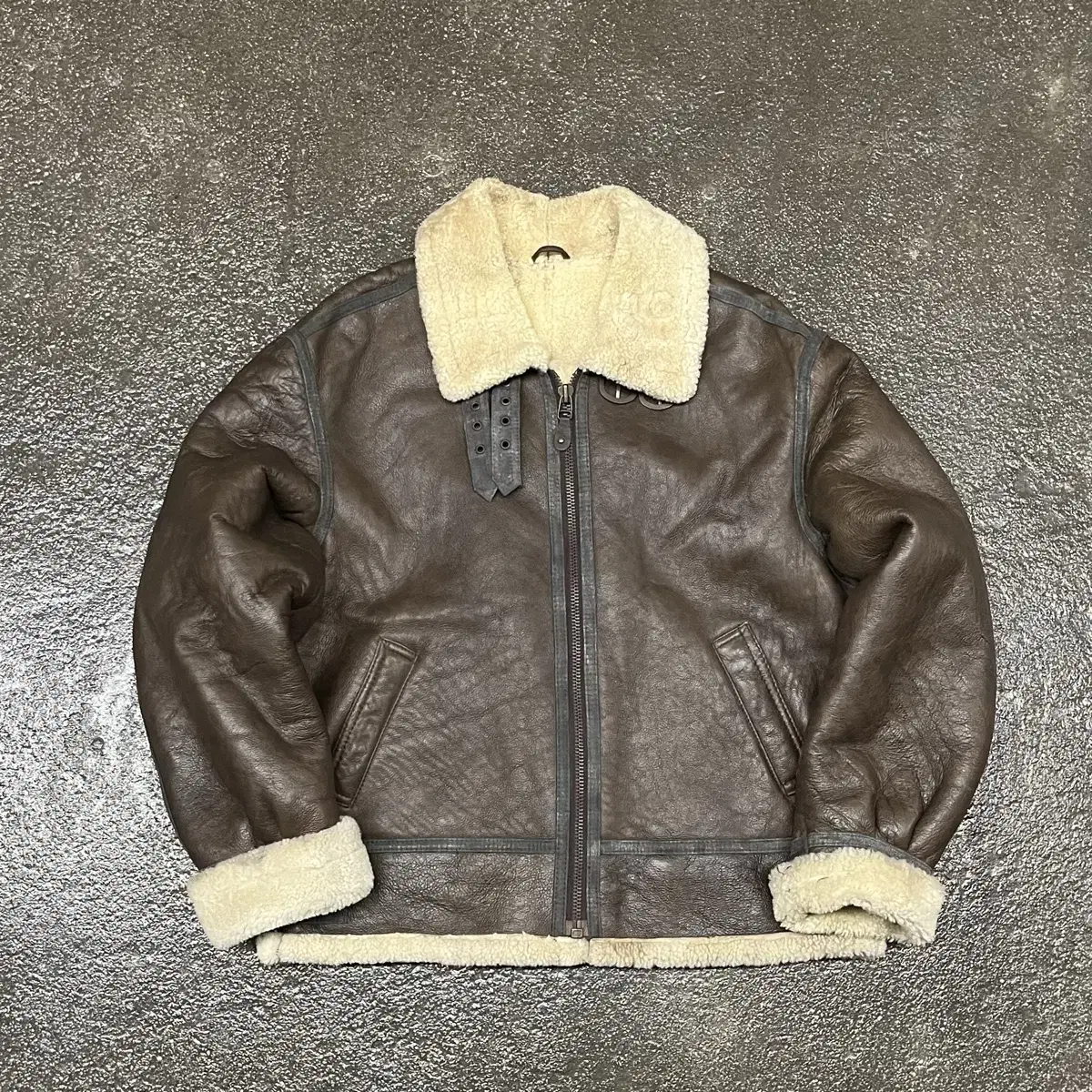 Vintage B-3 Sheepskin Mustang (110)