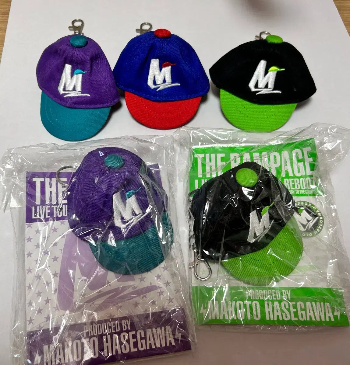 The rampage makoto hasegawa memphro cap hat keyring sells