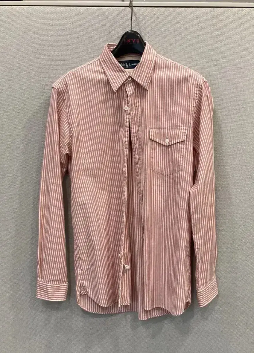 90s Polo Ralph Lauren Oxford Button-Down Shirt Pink Stripe DoubleL