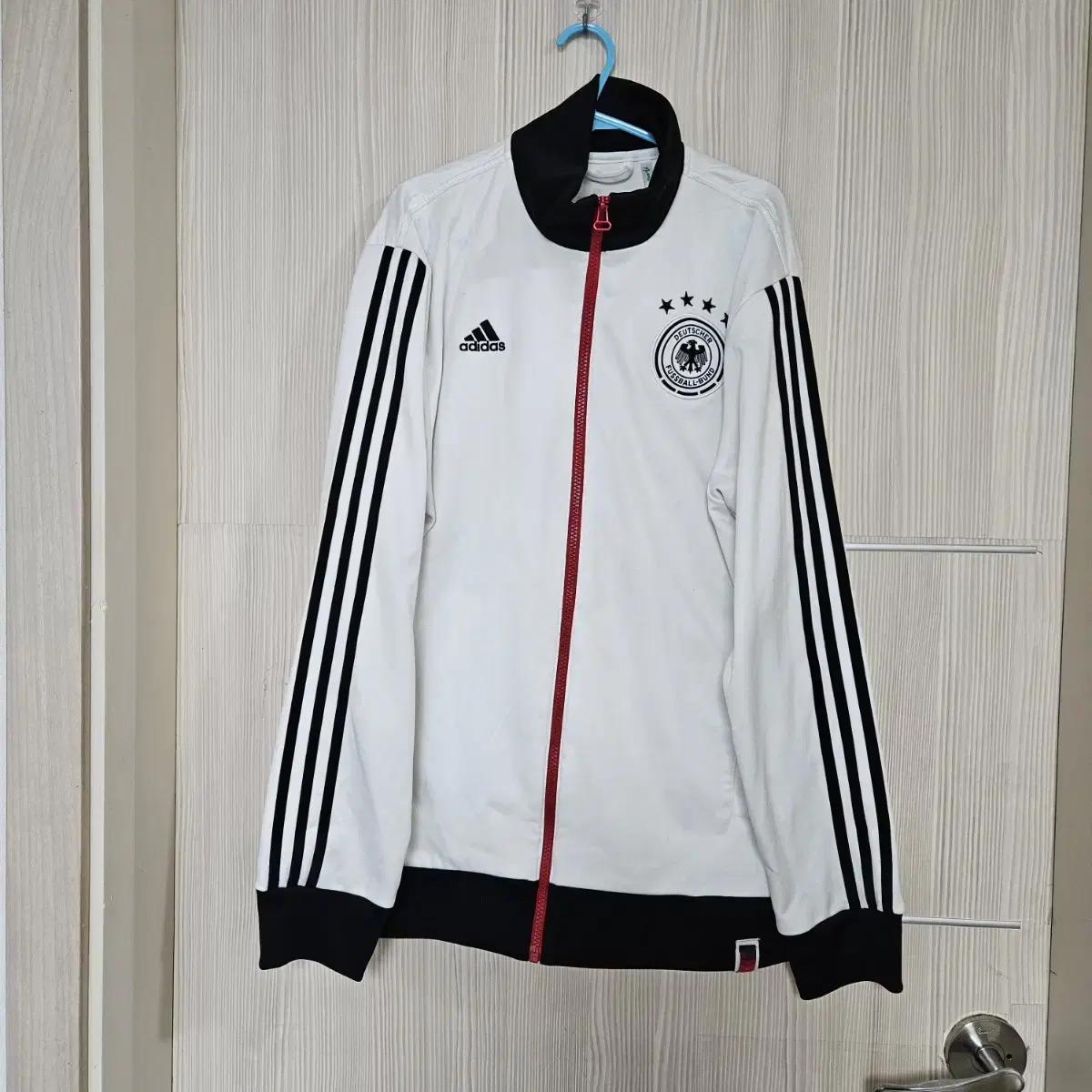 Adidas Triangle Logo White and Black Germany Jersey105