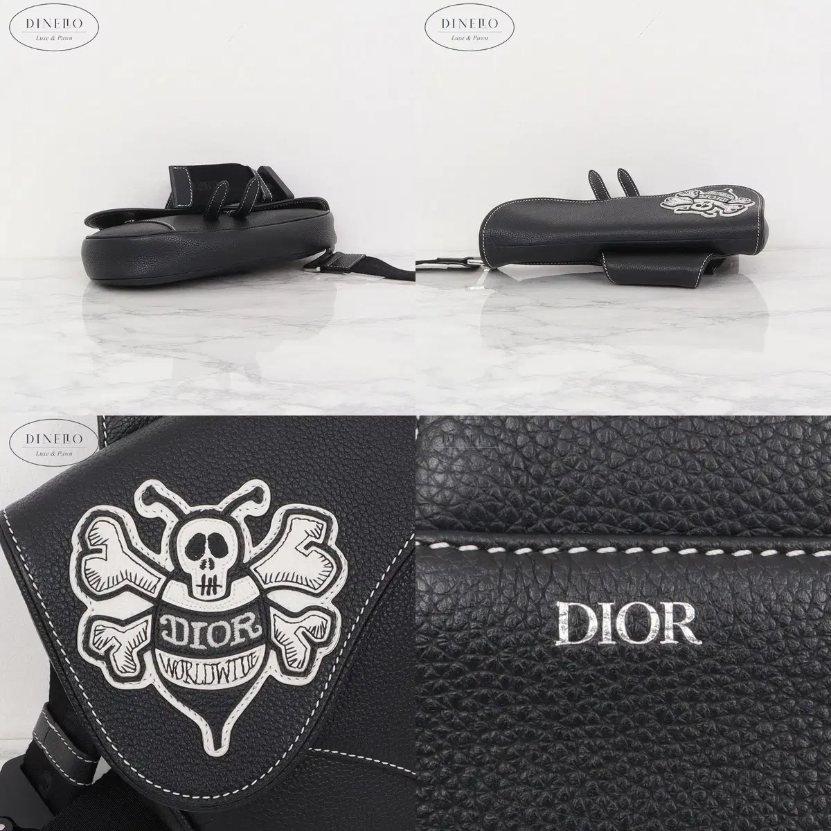 디올 새들백 남성 DIOR AND SHAWN 1ADPO093RAS