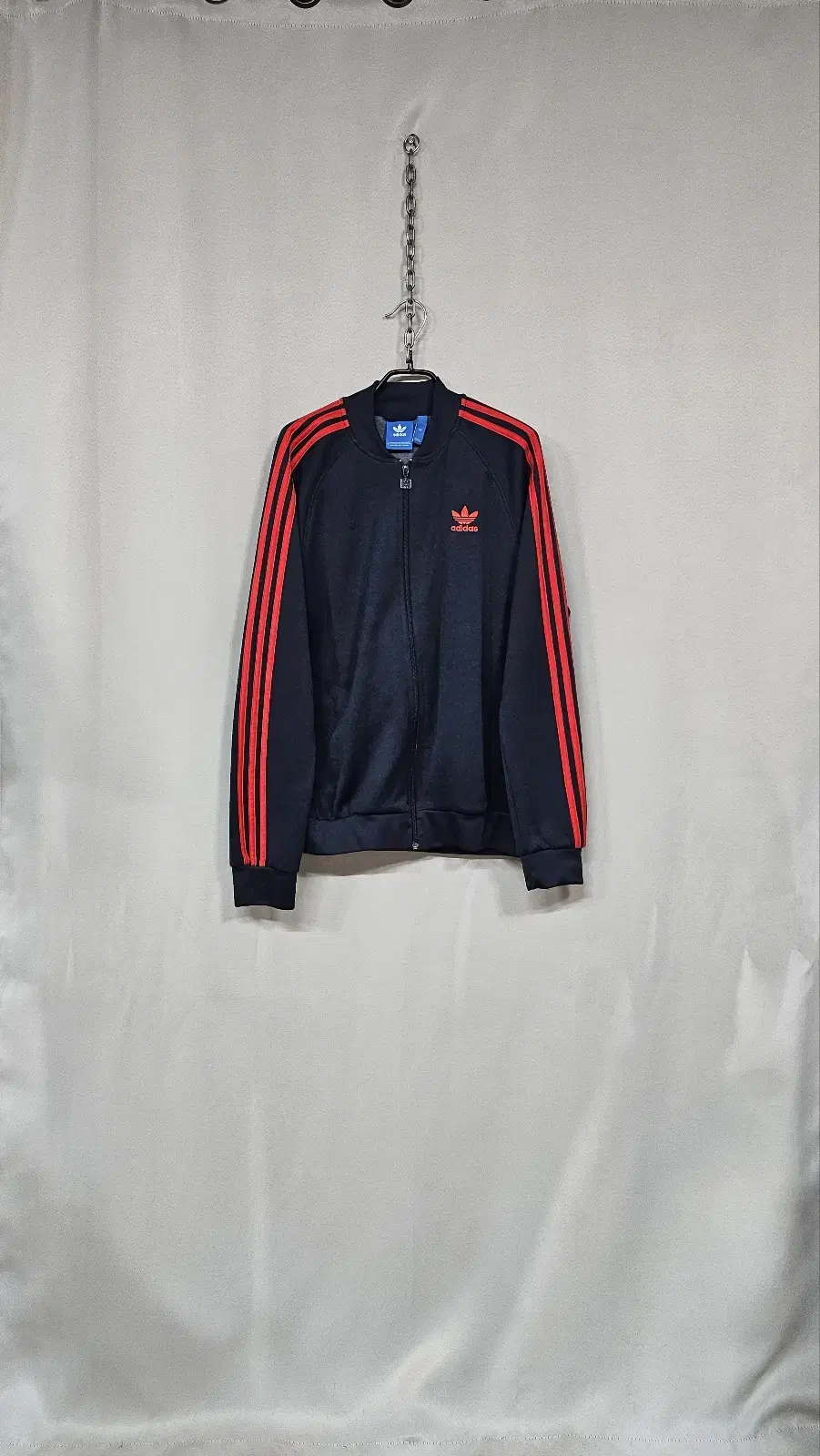 adidas Original Zip Up (Navy - Short Sleeve)