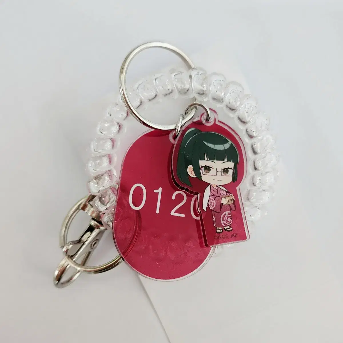 Shamanic Spinning Xenin maki Lacuspa Onsen Locker Keychain keyring WTS.