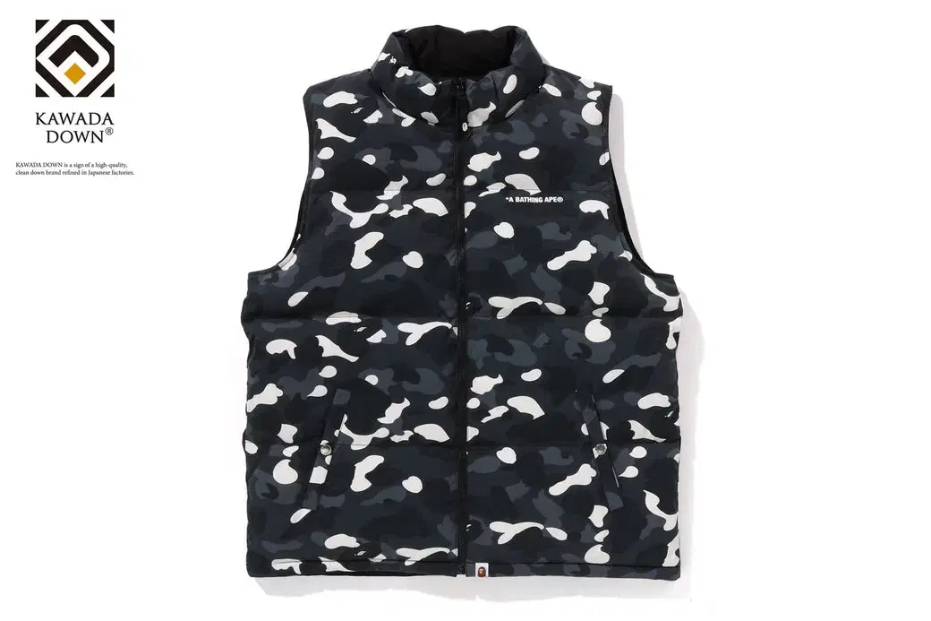 [Overseas] Vape City Camo Reversible Down Vest 24FW