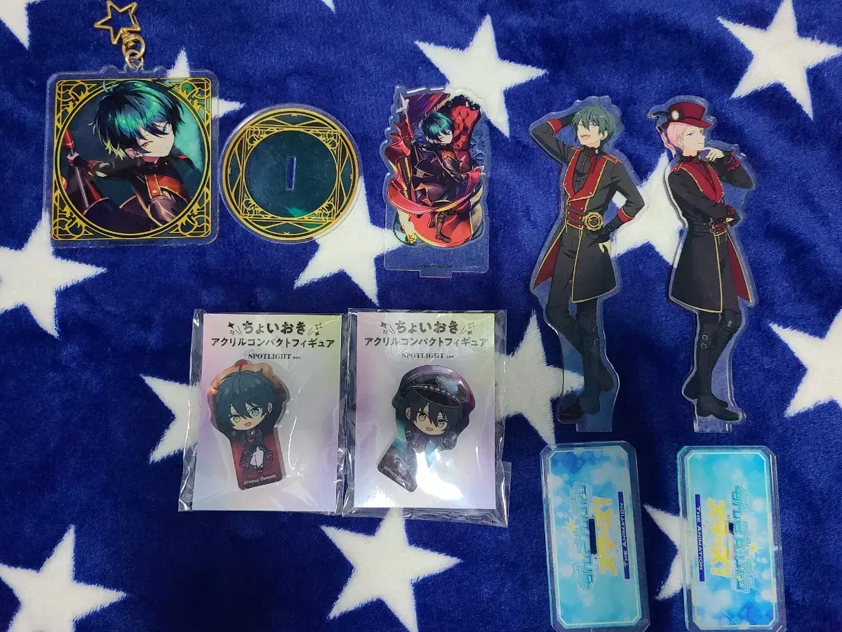 Anstar Valkyrie Kagehira Mika acrylic Goods Set Koroto Raspiri