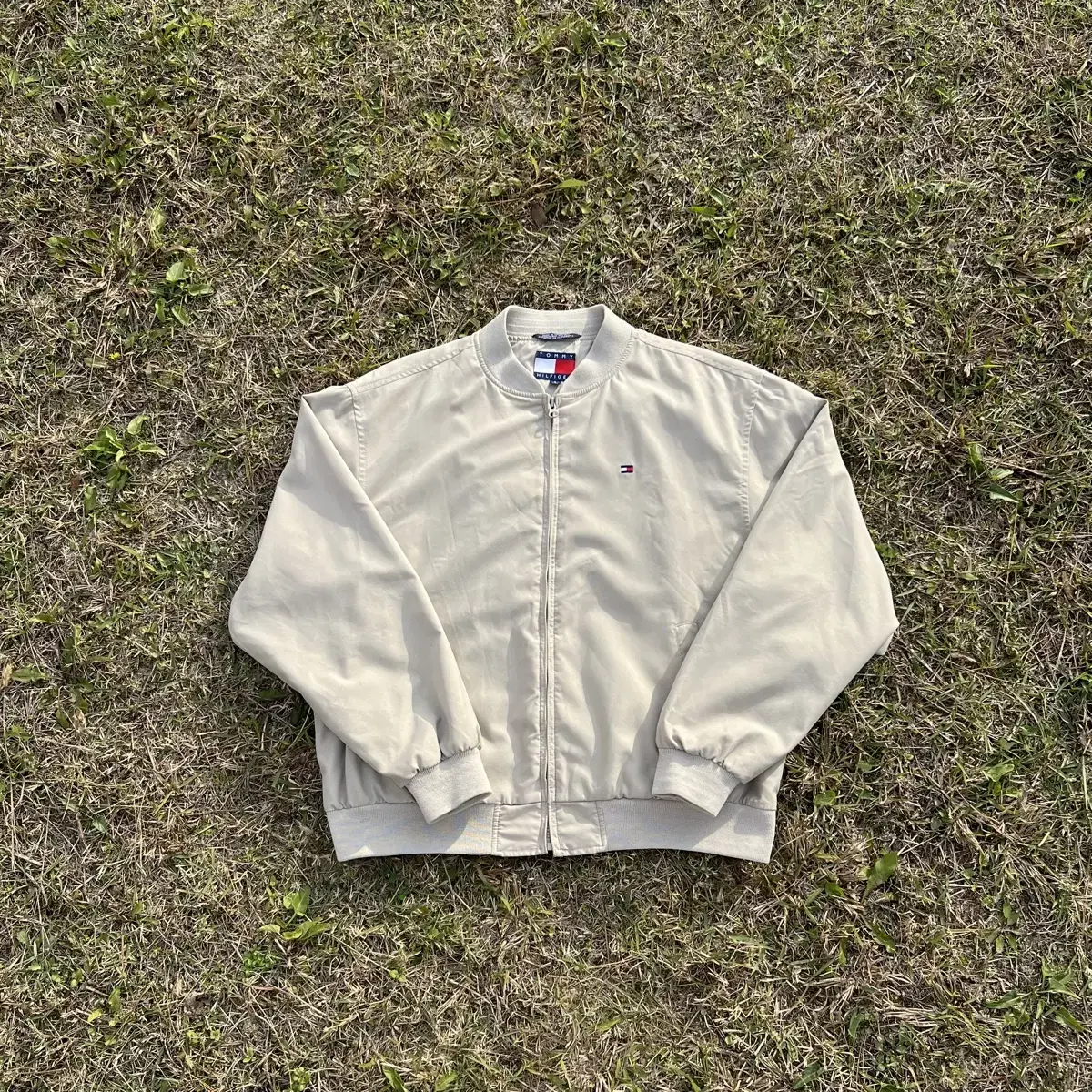 Tommy Hilfiger Beige Windbreaker Jumper