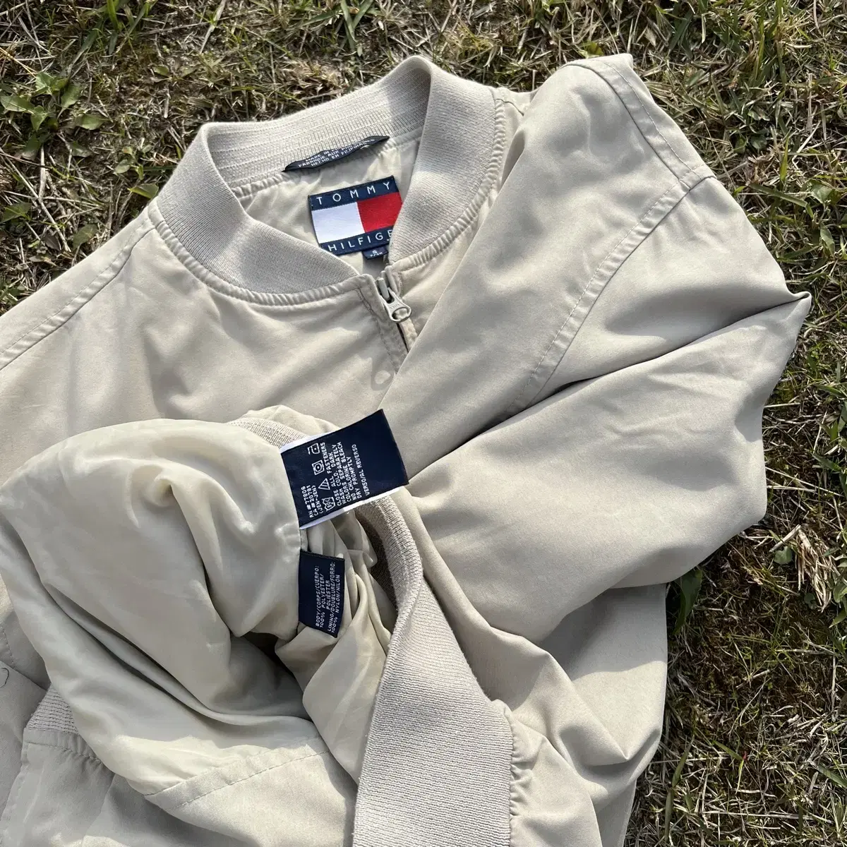 Tommy Hilfiger Beige Windbreaker Jumper