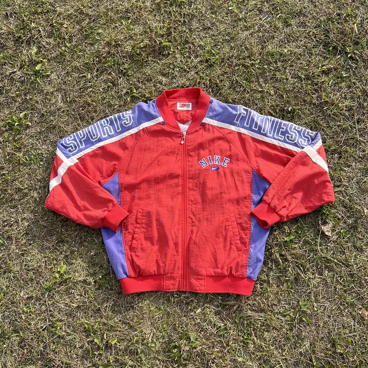 Nike Vintage 90s Old School Windbreaker