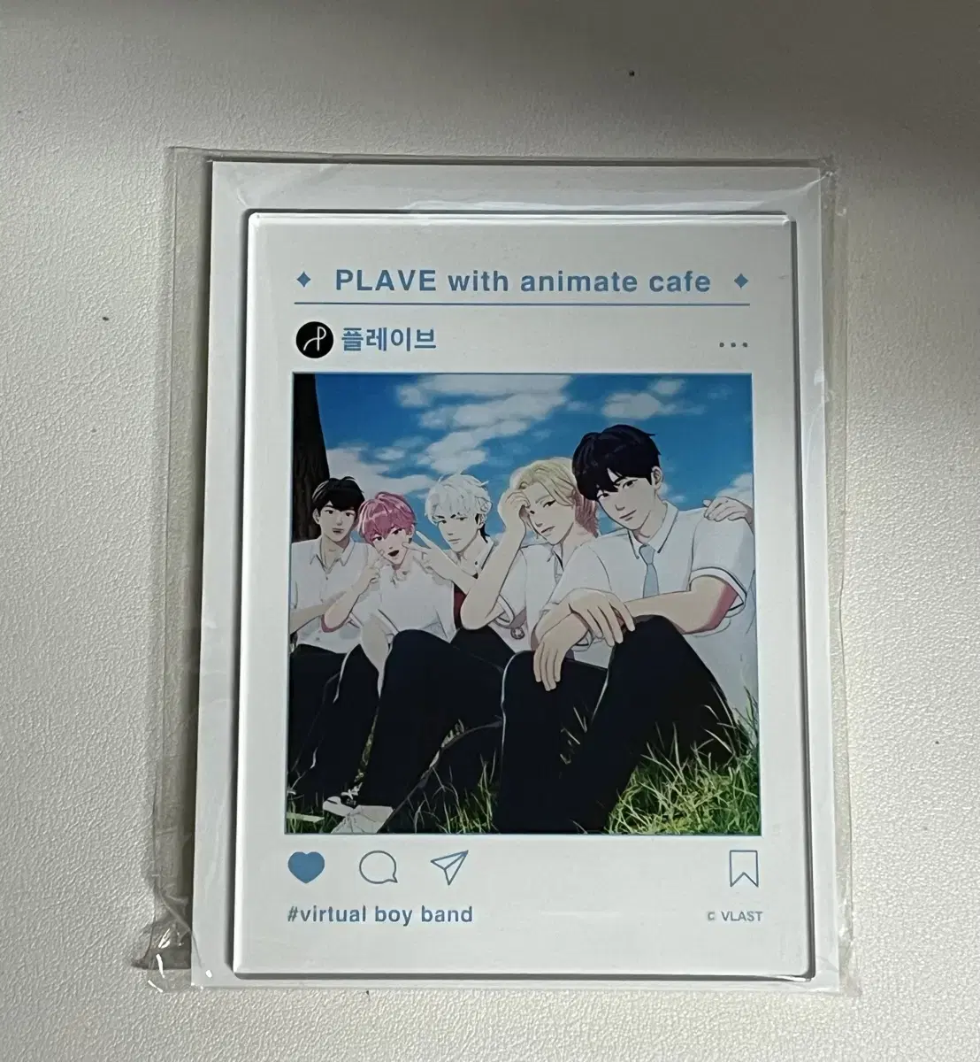 Animate Cafe plave acrylic Photo Frame