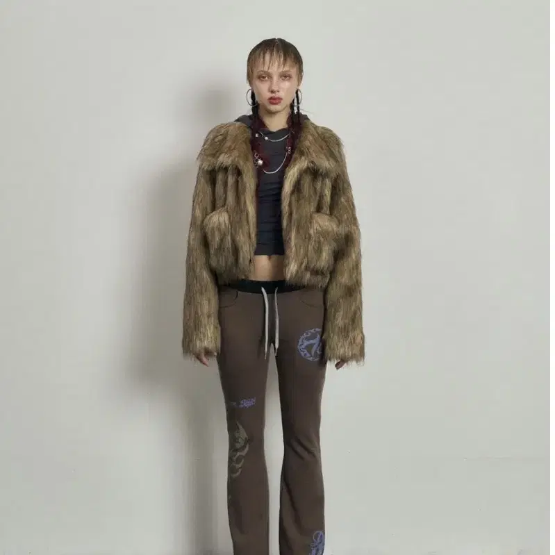 Badee 배디 애쉬 퍼자켓 Ash fur jacket M