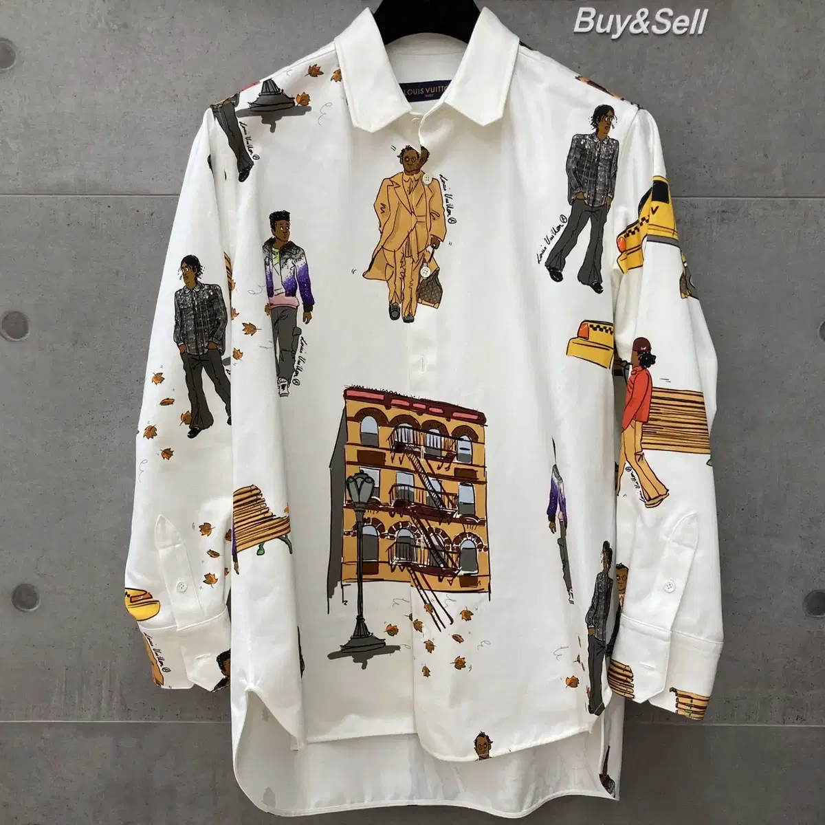 Louis Vuitton New Worker Cartoon DNA Shirt 1A5PIH-G110153