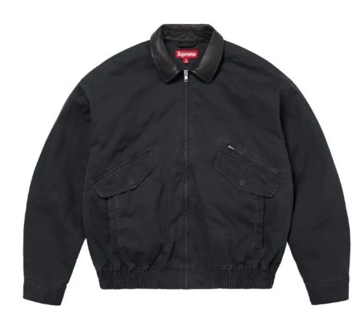 Supreme Leather Collar Utility Jacket M