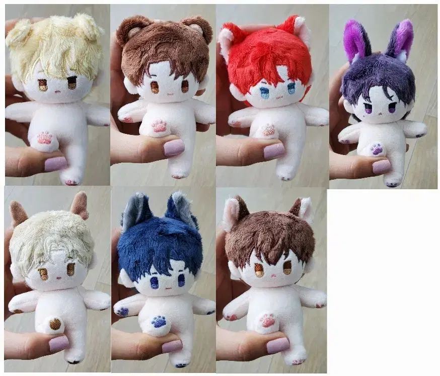 10cm wts of demotte congusta testa somyi dolls