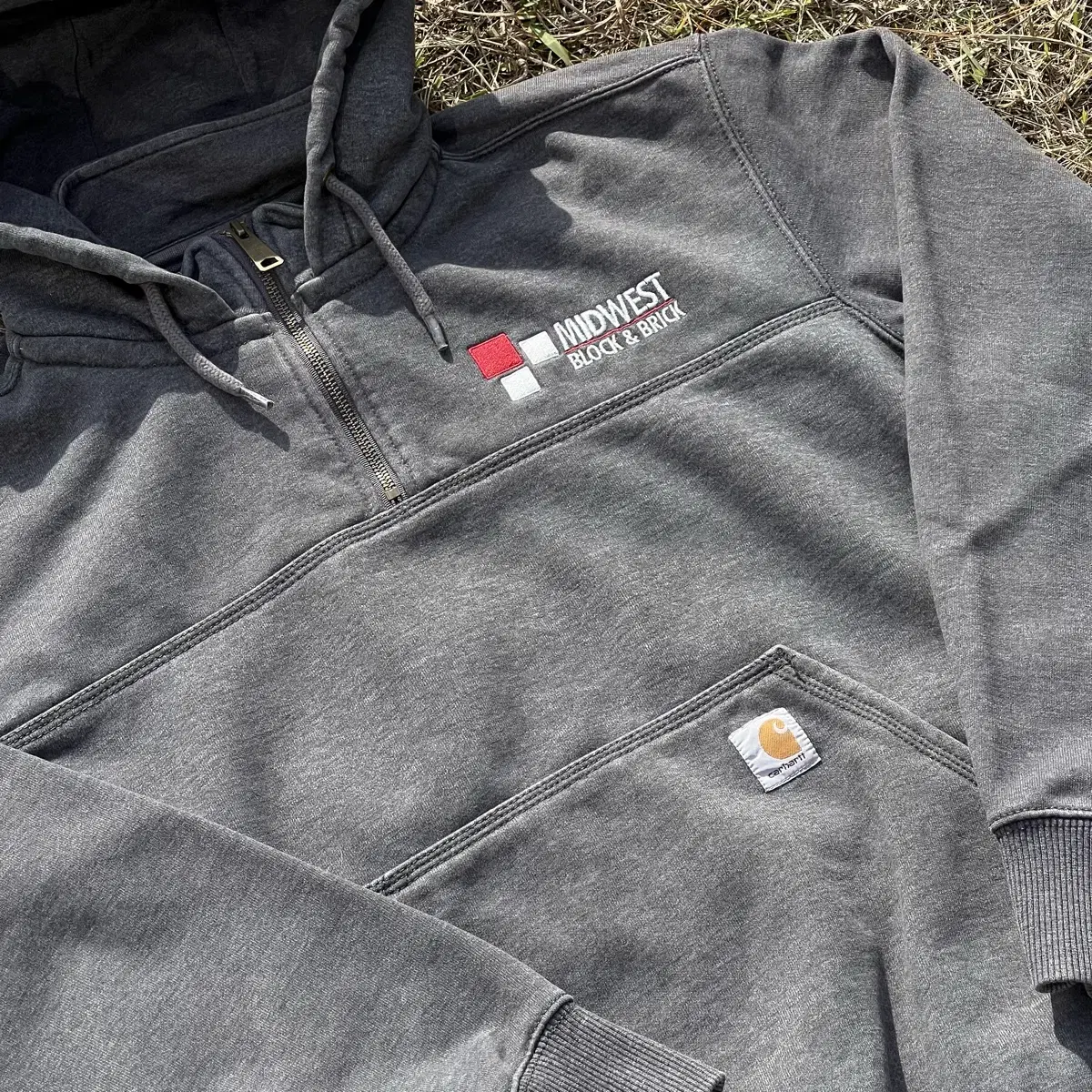 Carhartt&MIDWEST Collabo Hoodie(L)