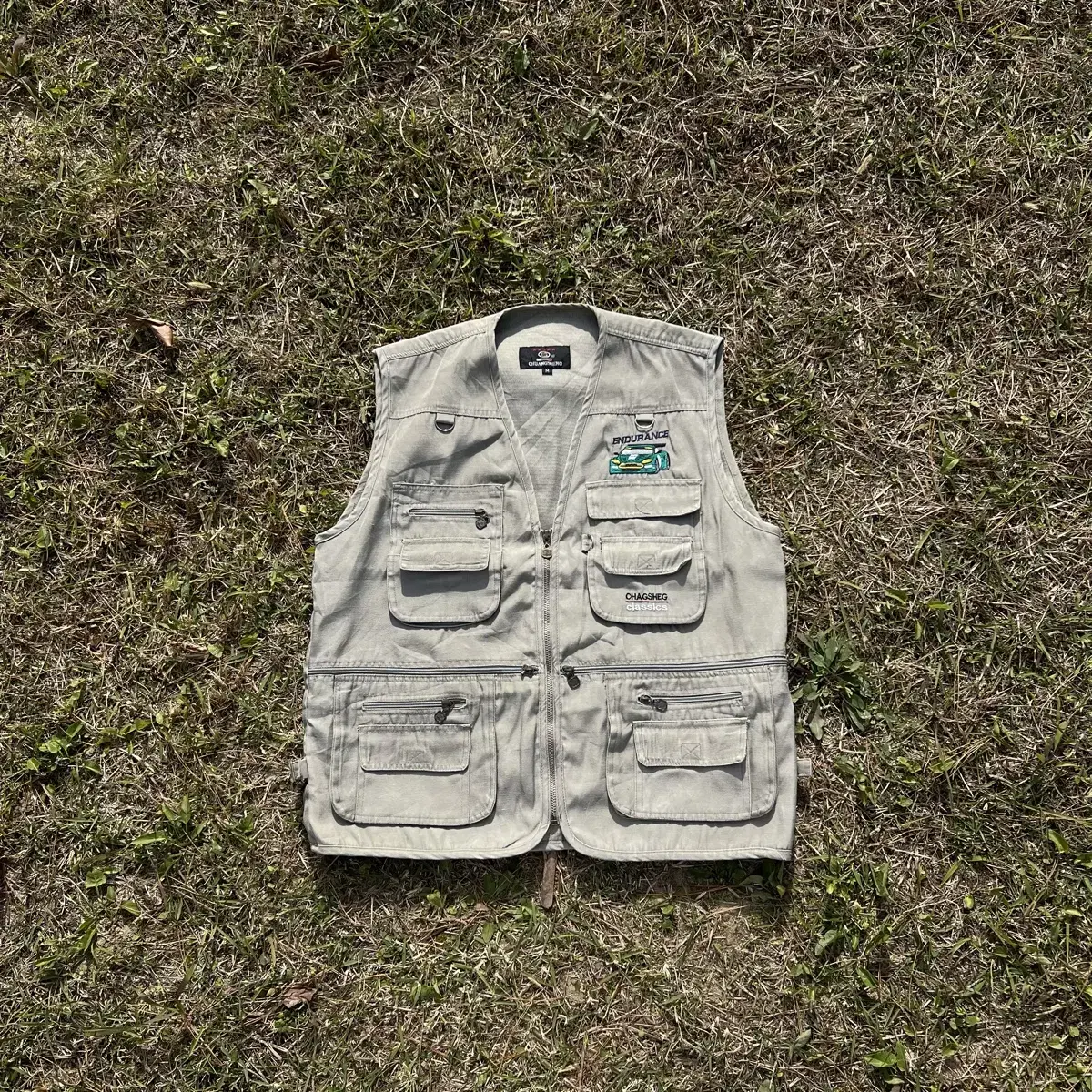 Vintage Y2K Fishing Vest(M)