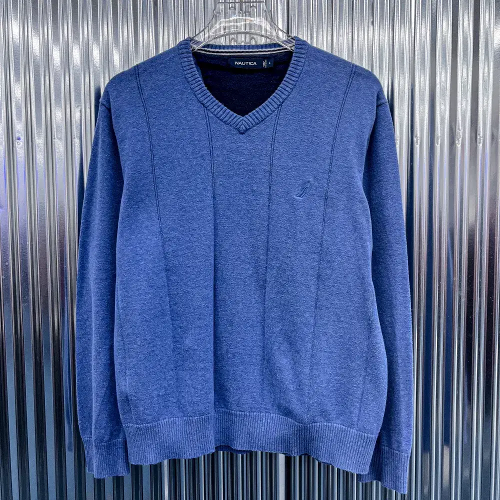 Nautica Cotton V-Neck Knit (Domestic M) P374