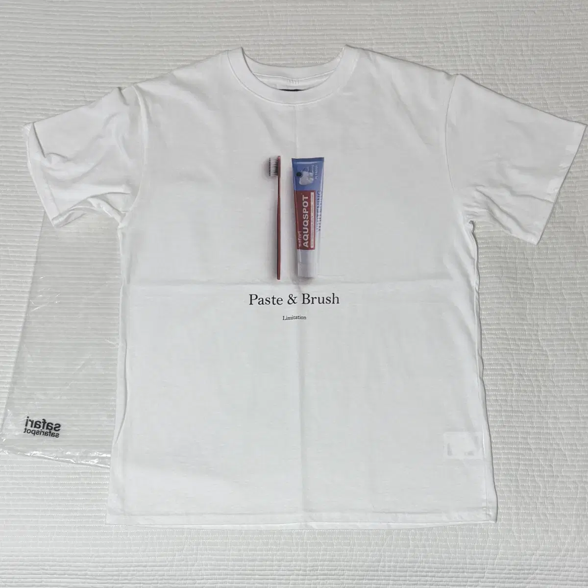 사파리스팟 반팔 safarispto TOOTH SET PRINT TEE