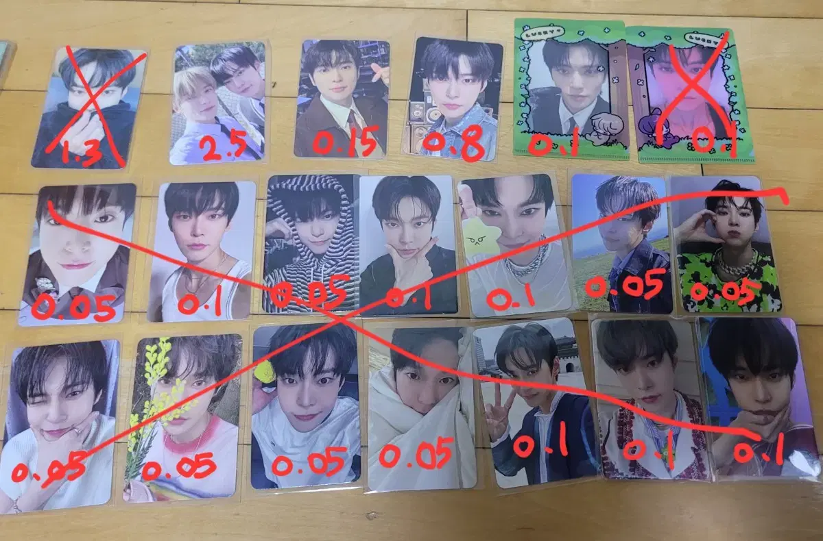 NCT doyoung jaehyun photocard sells