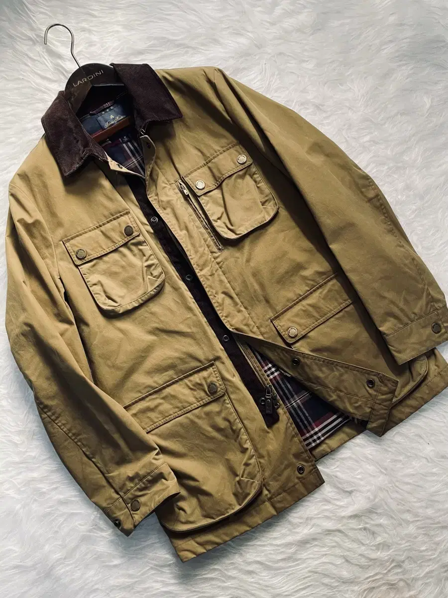 Brooks Brothers British Miller Lane Wax Cotton Hunting Jacket