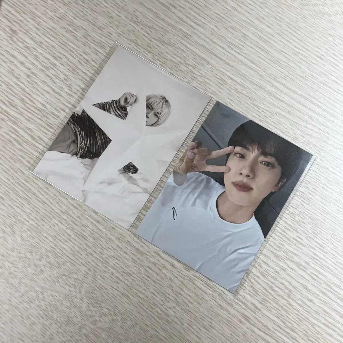 Seokjin Happy pop up ld 2 + Robe photocard Photocard Lucky Draw