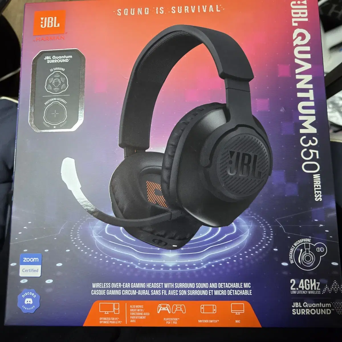 JBL Quantum(퀀텀) 350 무선 헤드셋 미개봉 새상품