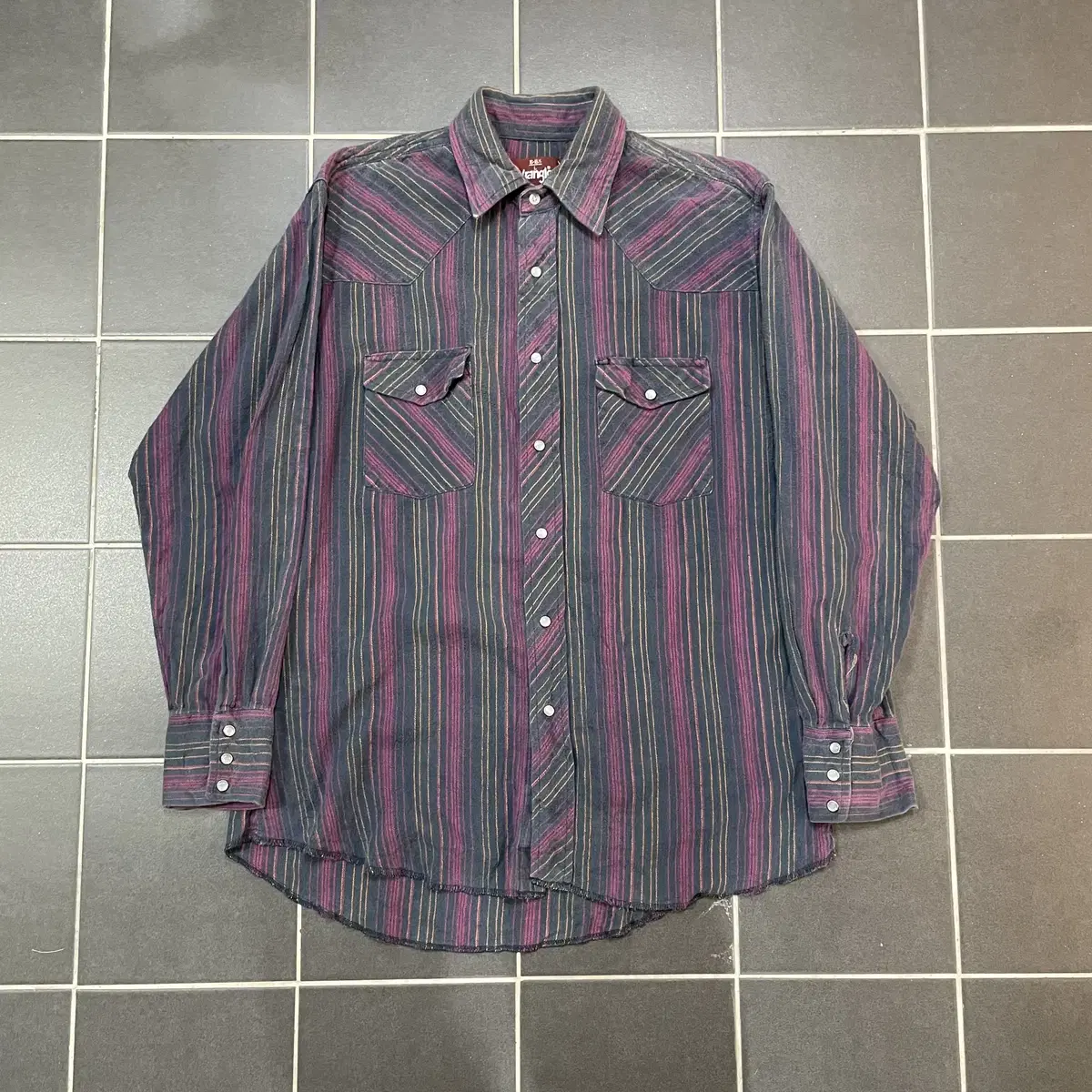 Wrangler Wrangler Flannel Western Stripe Shirt