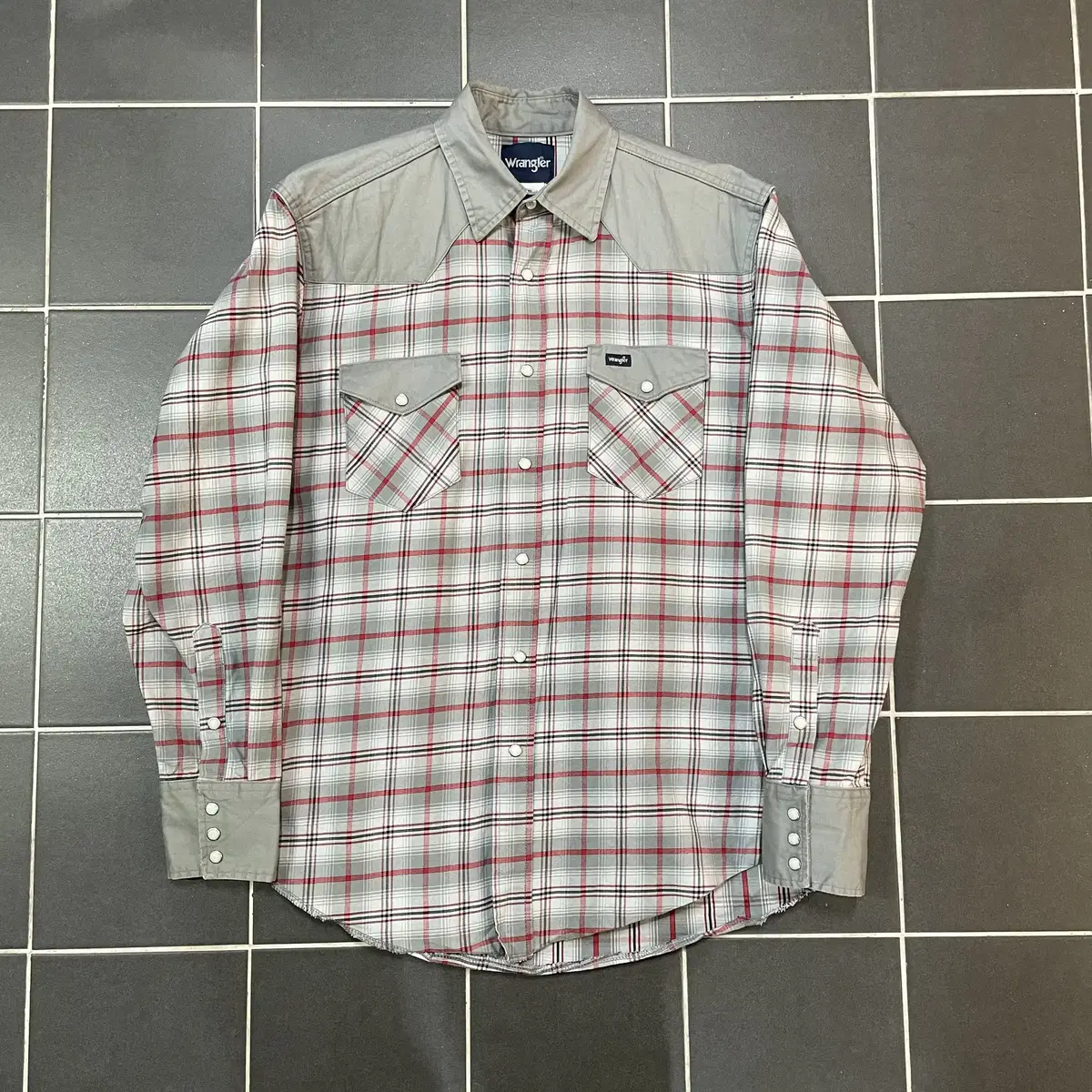 Wrangler Wrangler Fabric Cotton Western Check Shirt