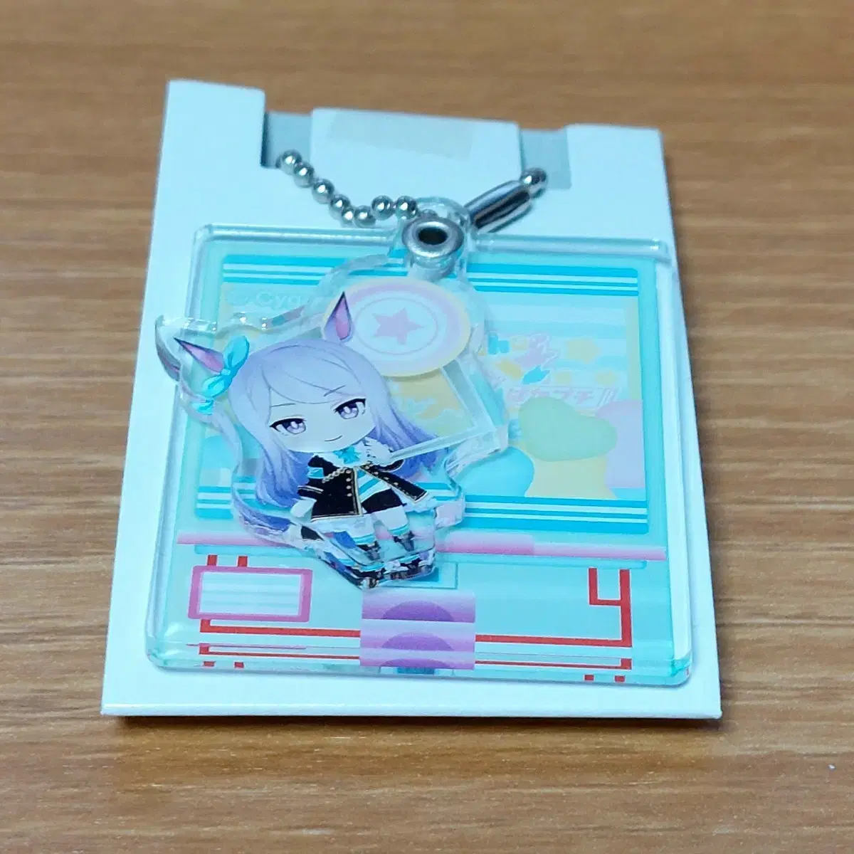 Umamusume Mejiro McQueen Purapura acrylic keyring