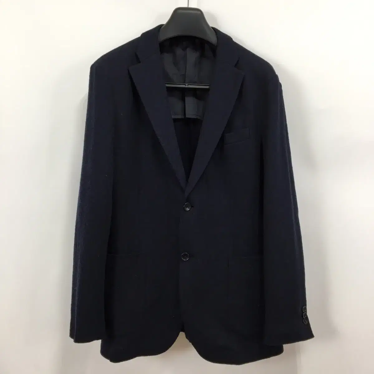 Uniqlo Navy Wool Jacket Men 105 Winter