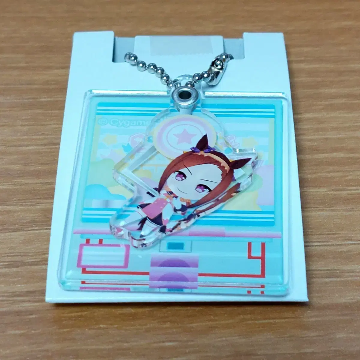 Umamusume sakura baksin o purapura acrylic keyring