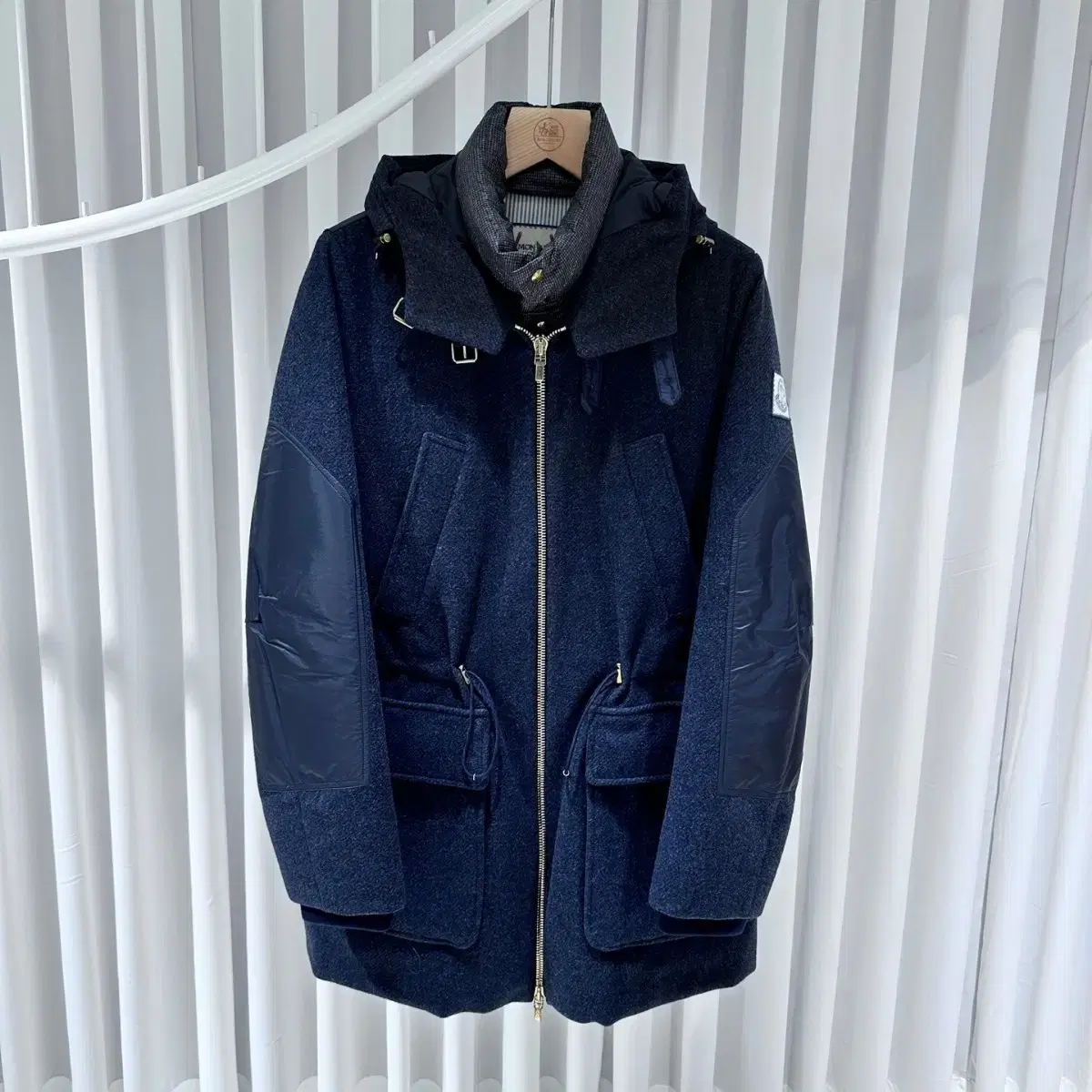 Moncler Gamma Bloo Long Puffer Dark Navy / 3