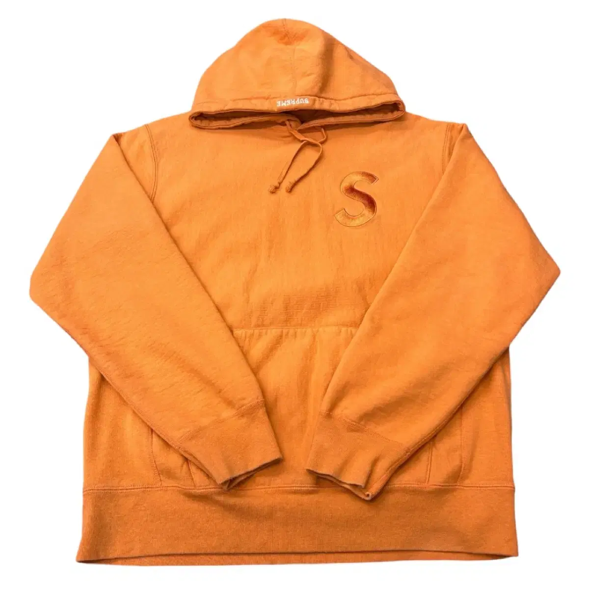 Supreme S Printed Orange Hoodie