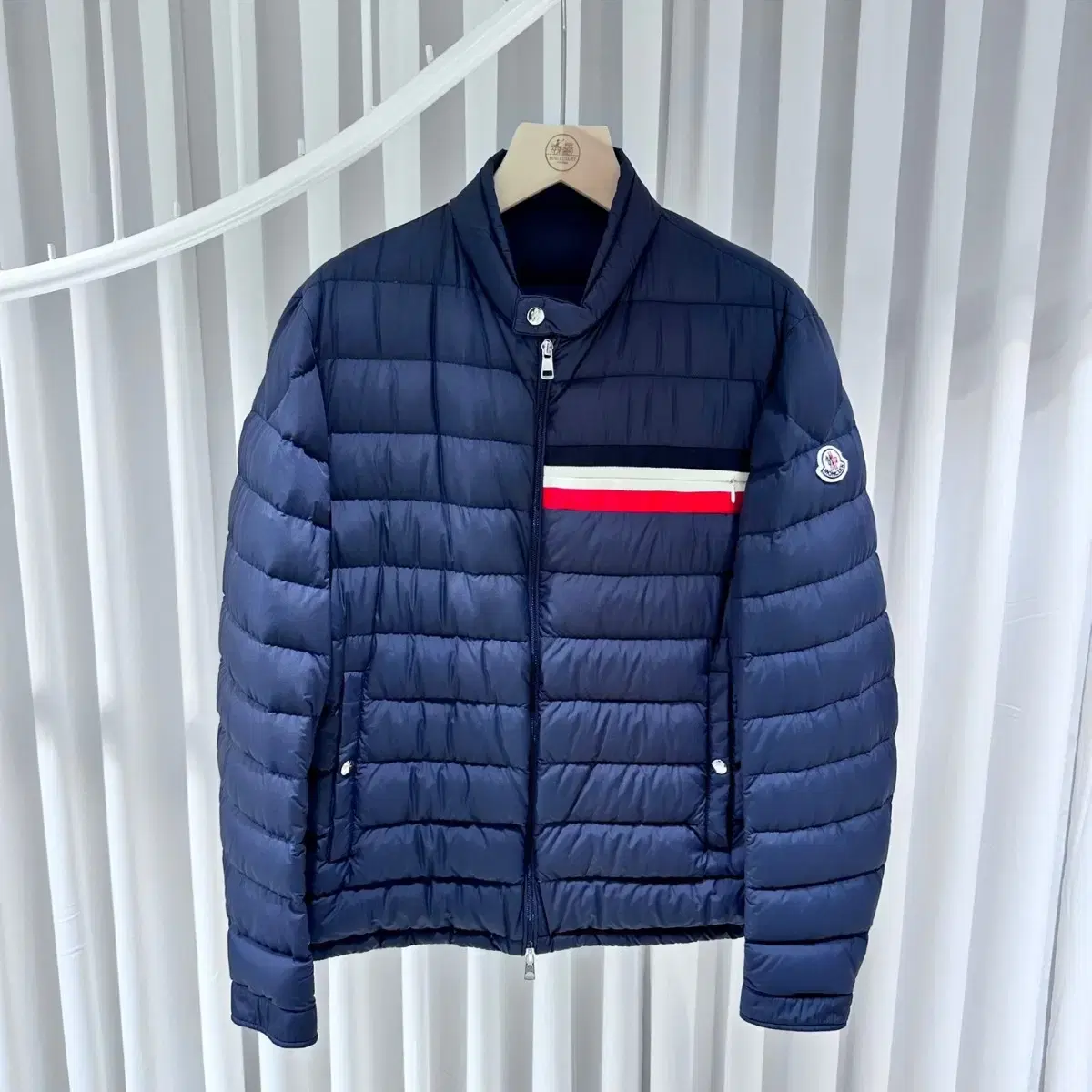 Moncler Waffen Lightweight Padded Navy / 5