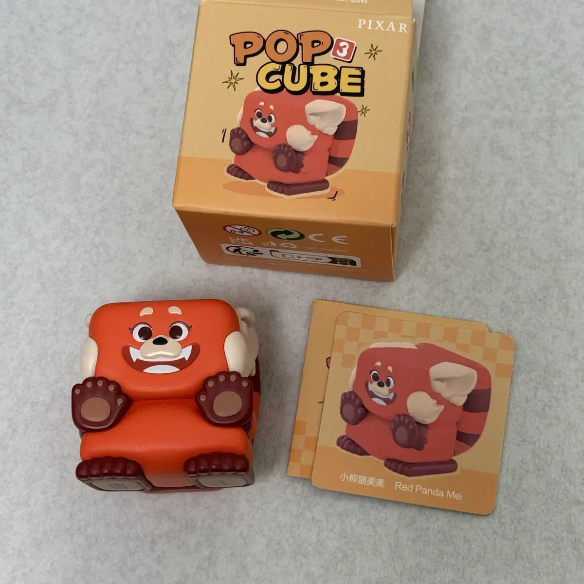 Disney Pixar PopMart PopCube Red Panda may Figures