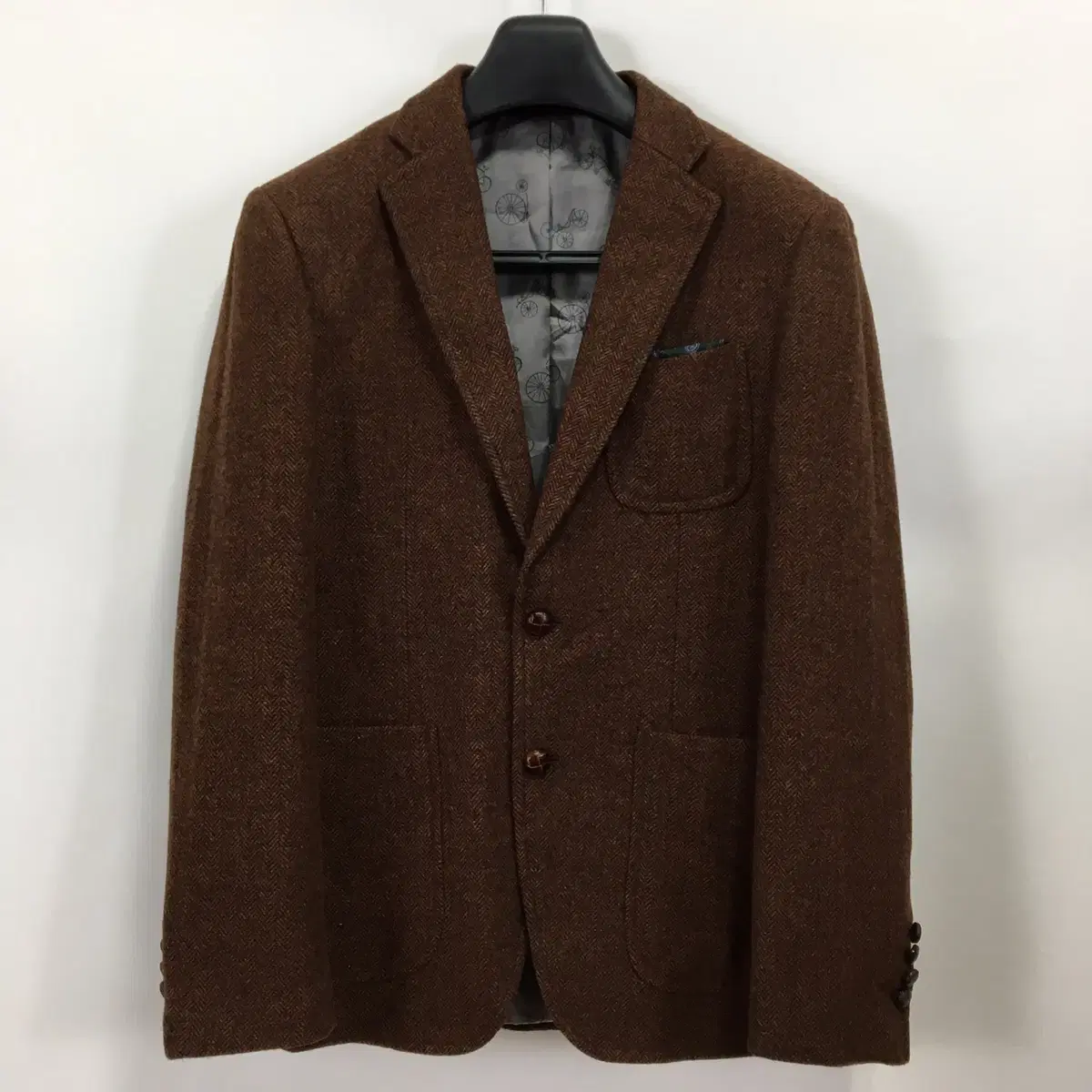 TNGT Herringbone Wool Jacket Men 100